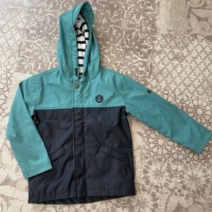 Batela Blue Hooded Kids Raincoat